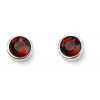 Birthstone Silver Studs January E5562