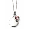 Birthstone Silver Pendant June P4595