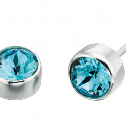 Birthstone Silver Studs March E4926A