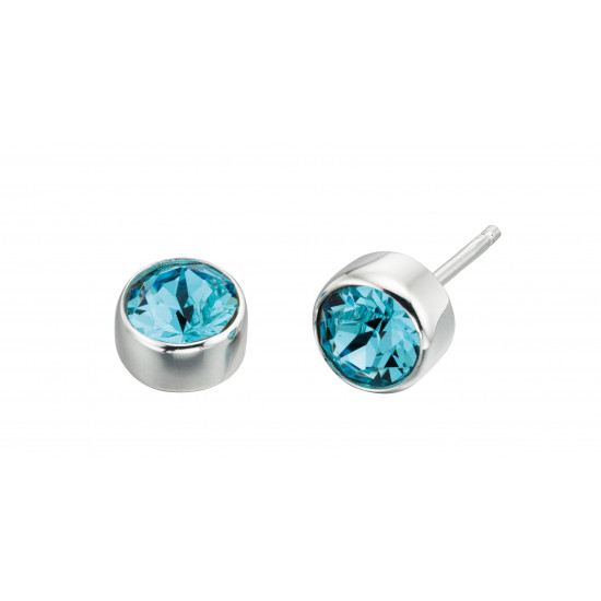 Birthstone Silver Studs March E4926A