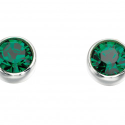 Birthstone Silver Studs May E4926G