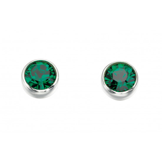 Birthstone Silver Studs May E4926G