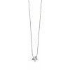 Silver Diamond Cut Star Necklace N4327