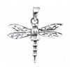 Silver Filigree Dragonfly Pendant P2236