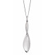  Fiorelli Silver Cubic Zirconia Twist Pendant and Chain P4786C