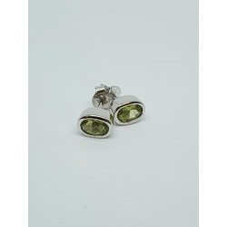 Silver Peridot Stud earrings SE1118PD