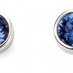 Birthstone Silver Studs September E5567