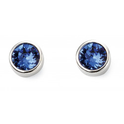 Birthstone Silver Studs September E5567