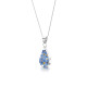 Shrieking Violet Silver Forget Me Not Leela Pendant and Chain SV10