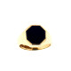 Pre Owned 9ct Onyx Signet Ring ZL392