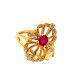 Pre Owned 18ct Ruby and Diamond Ring ZL903