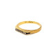 Pre Owned 14ct Two Tone Diamond Eternity Ring ZL913 