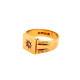 Pre Owned 18ct Diamond Set Signet Ring ZL936