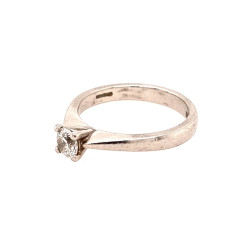 Pre Owned Platinum Diamond Solitaire Ring ZM186