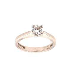 Pre Owned Platinum Diamond Solitaire Ring ZM186