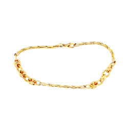 Pre Owned 18ct Fancy Link Bracelet ZM374