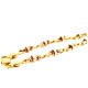 Pre Owned 9ct Two Tone Fancy Link Bracelet ZM8