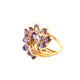 Pre Owned 9ct Lylic Stone Dress Ring ZN46