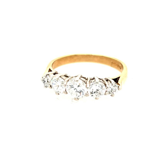 Pre Owned 9ct CZ Ring ZT865