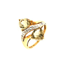 Pre Owned 9ct Citrine Ring ZT867