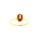 Pre Owned 9ct Orange Gem Stone Ring ZT874