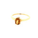 Pre Owned 9ct Orange Gem Stone Ring ZT874