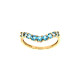 Pre Owned 9ct Topaz Wishbone Ring ZT879